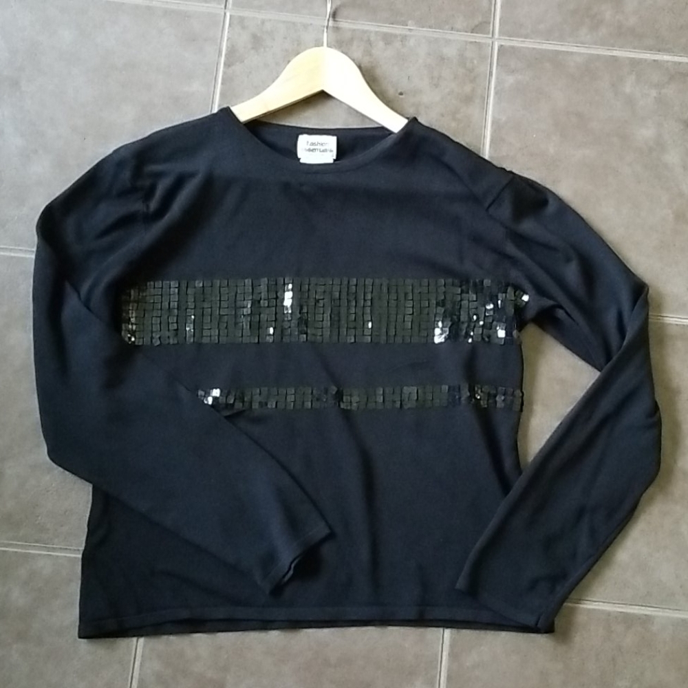 Fashion Essentials Women's size XL XL Black Sequin